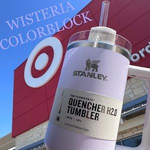 💜✨NEW Stanley 40 oz Tumbler in WISTERIA COLORBLOCK